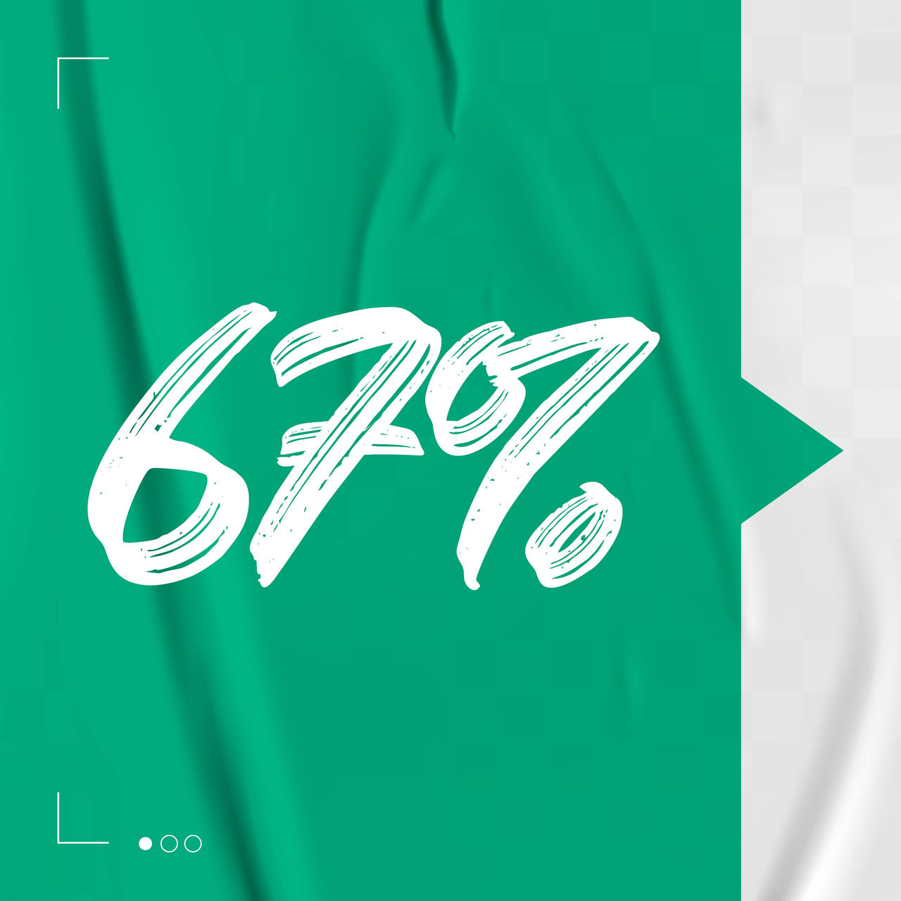 67 percentage